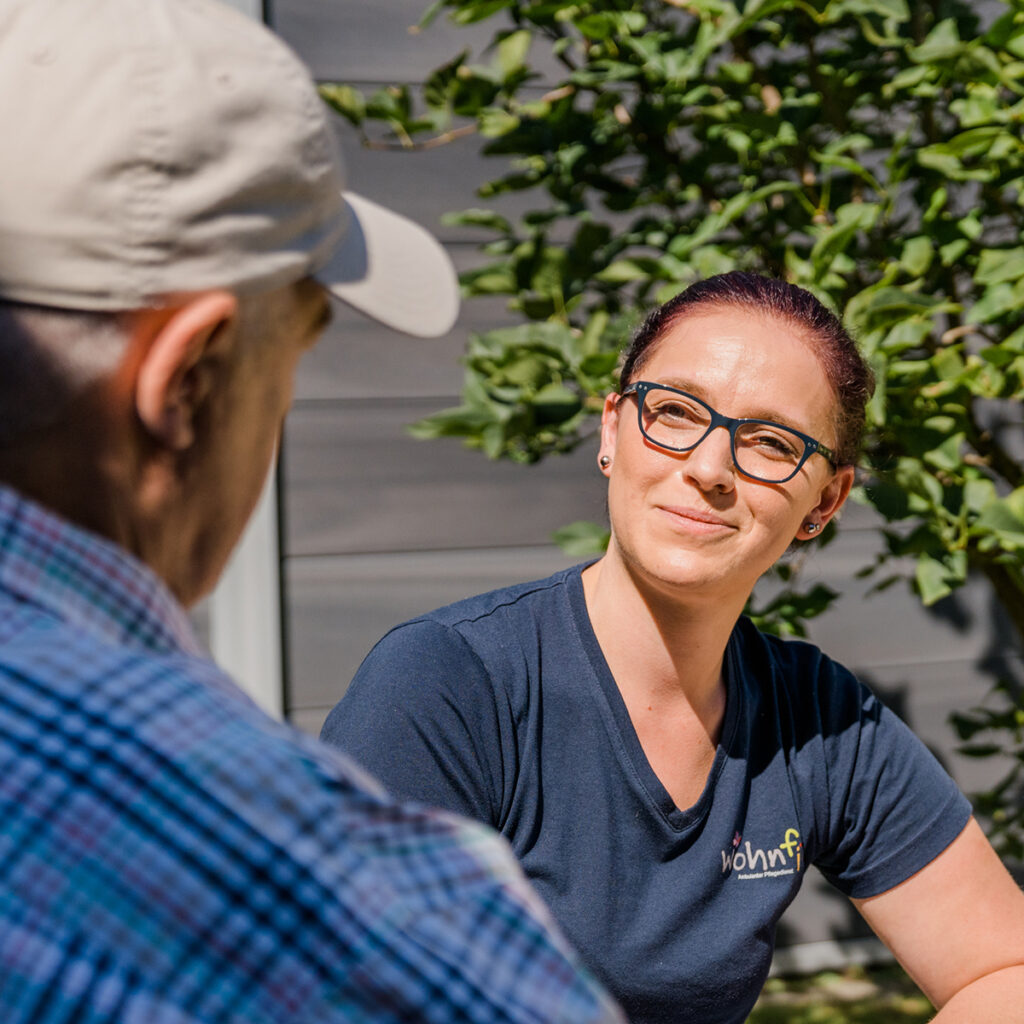 Julia Tünte, Pflegedienstleitung und Pflegefachfrau bei Wohnfit